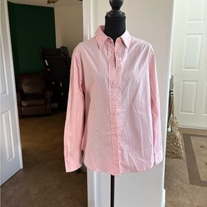 Port Authority Light Pink Casual Button Down Shirt